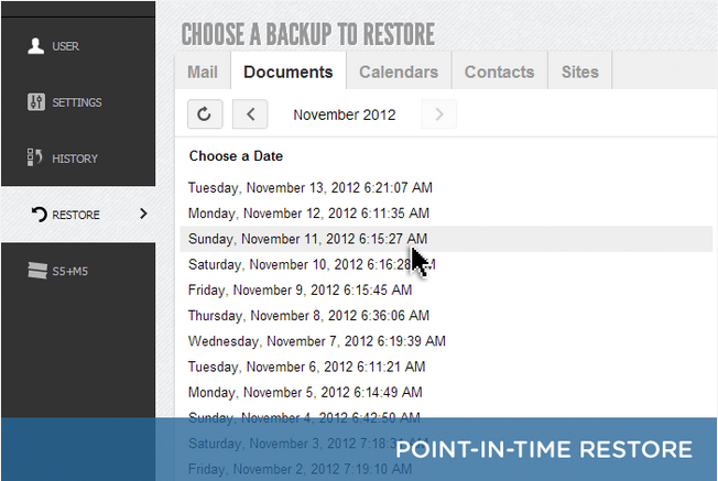 Point-in-Time Restore